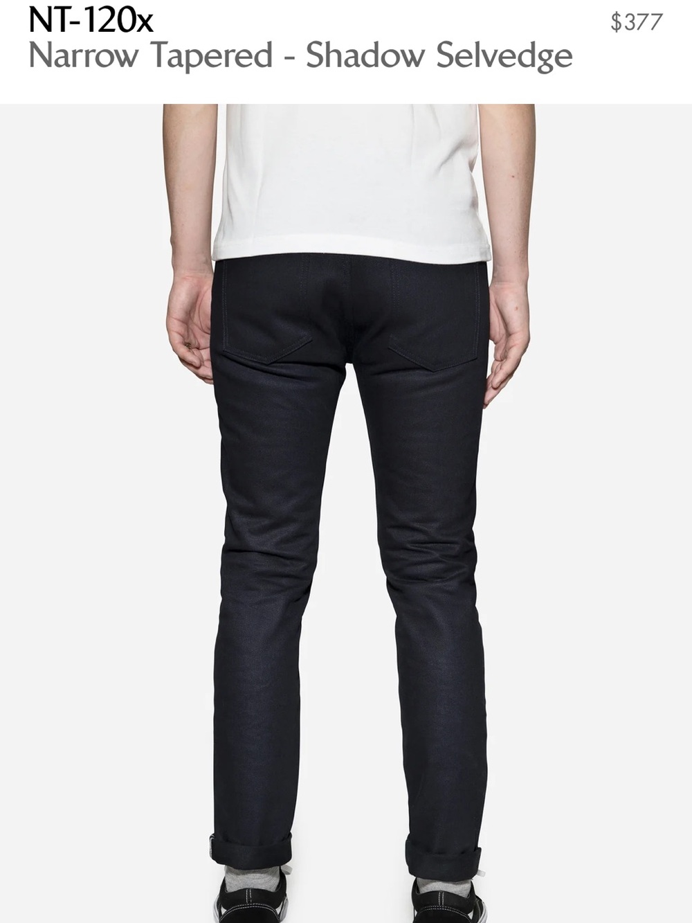 3sixteen Men's Navy Blue Jeans